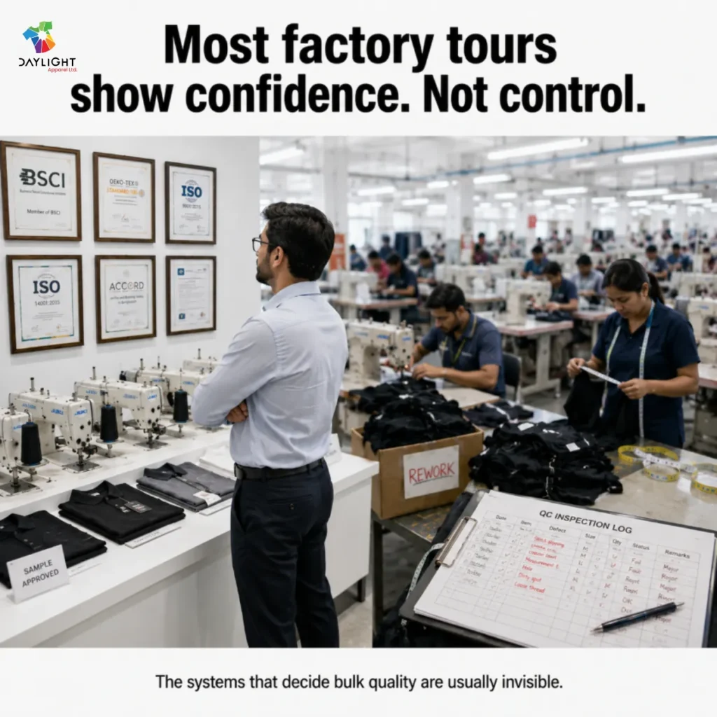 Factory Tour Apparel Buyer 1